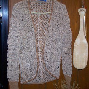 Simply Vera Knit Sweater Size Large Beige